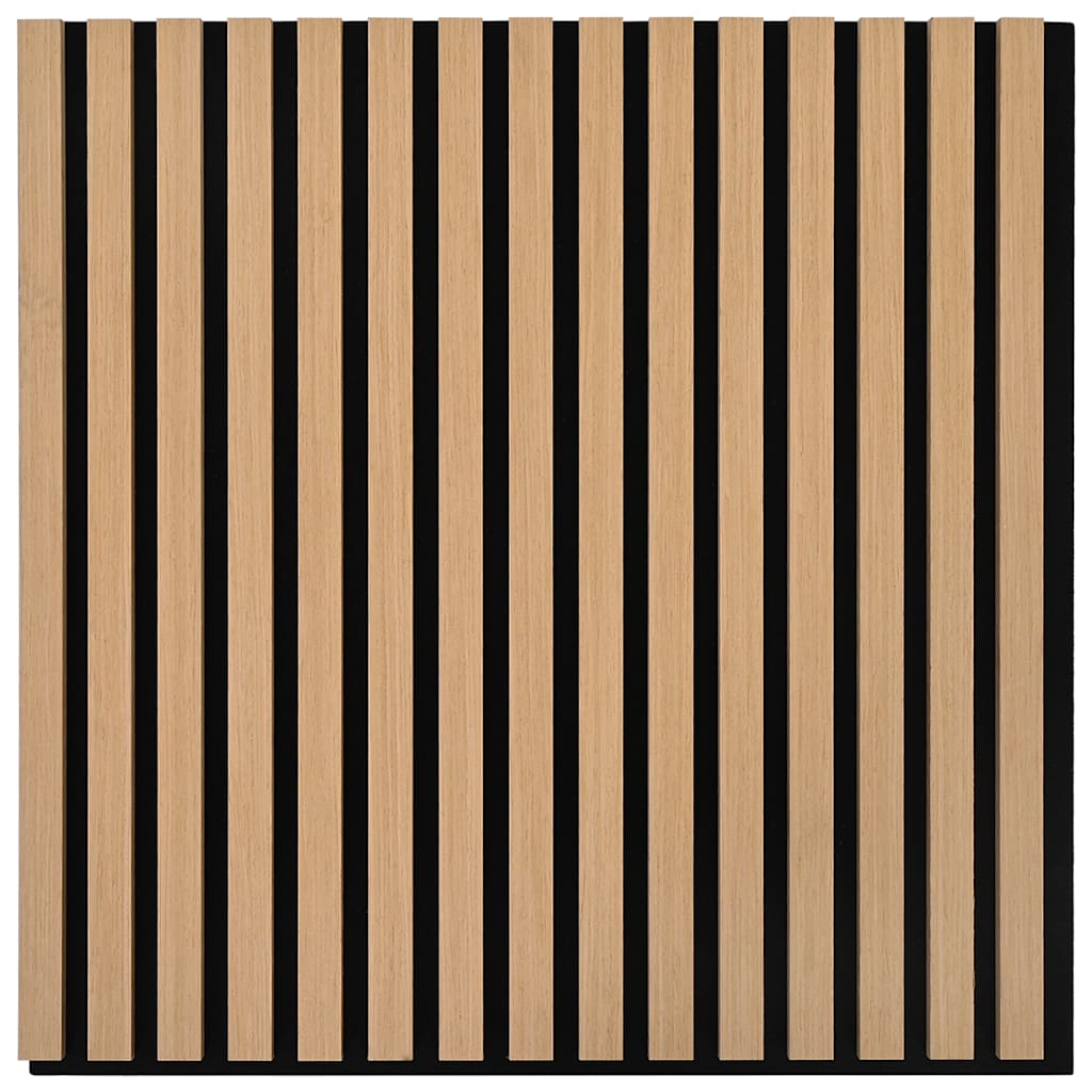 Acoustic Wall Panels, 2 pieces, 60 mm slats, oak veneer