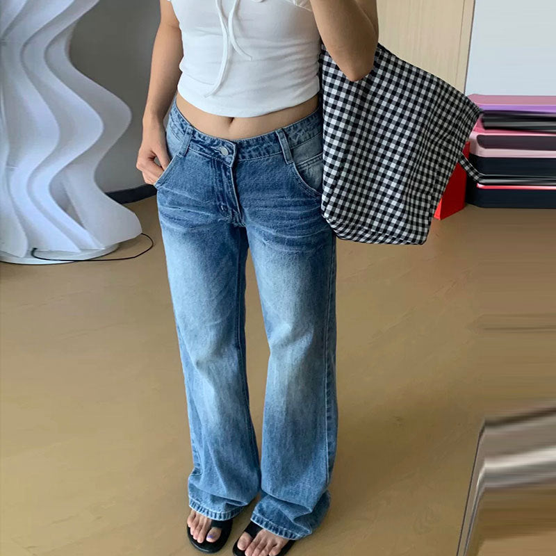 American Retro Flared Jeans For Women In Spring And Autumn 2025